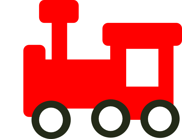 600x456 Red Train Clip Art