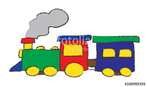 500x298 Short Train Drawing Stock Image And Royalty Free Vector Files