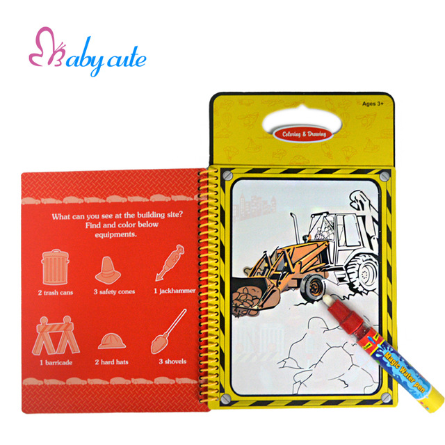 640x640 Water Drawing Toy Coloring Books For Kids Writing Board Magic