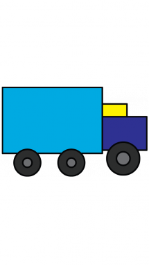 215x382 How To Draw A Truck, Transportation, Vehicles, Easy Step By Step