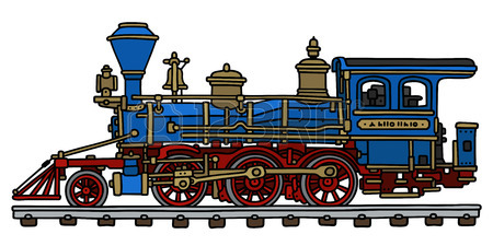 450x225 7,858 Steam Locomotive Stock Illustrations, Cliparts And Royalty