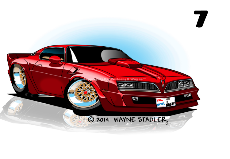 750x518 1977 Pontiac Firebird Trans Am Custom Printed Coffee Mugs By Wayne