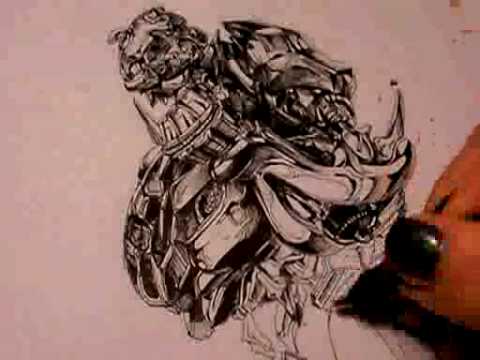 480x360 Drawing Bumblebee From Transformers
