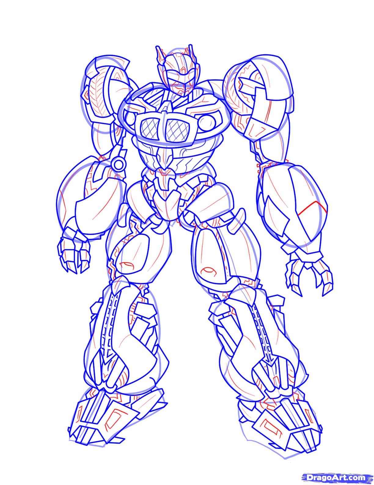 1224x1584 How To Draw Transformers Art