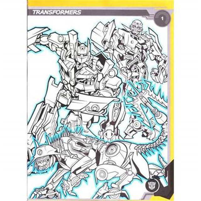 640x640 Transformers Coloring Book Secret Garden Style Coloring Book
