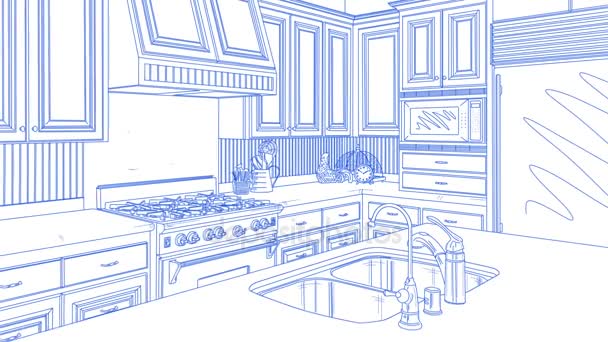 608x342 Transition Of Beautiful Custom Kitchen From Drawing To Completion