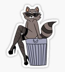 210x230 Raccoon Trash Drawing Stickers Redbubble