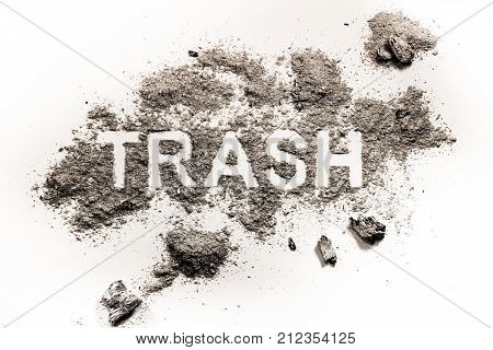 450x320 Trash Word Drawing Made Dirt Filth Image Amp Photo Bigstock
