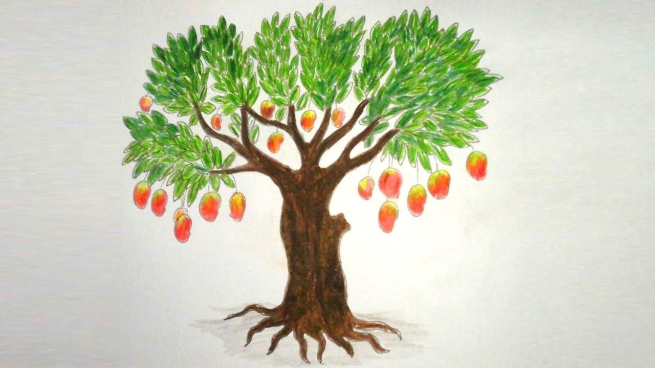 1280x720 Tree Drawing Easy With Roots Simple Living Tree In The World Places