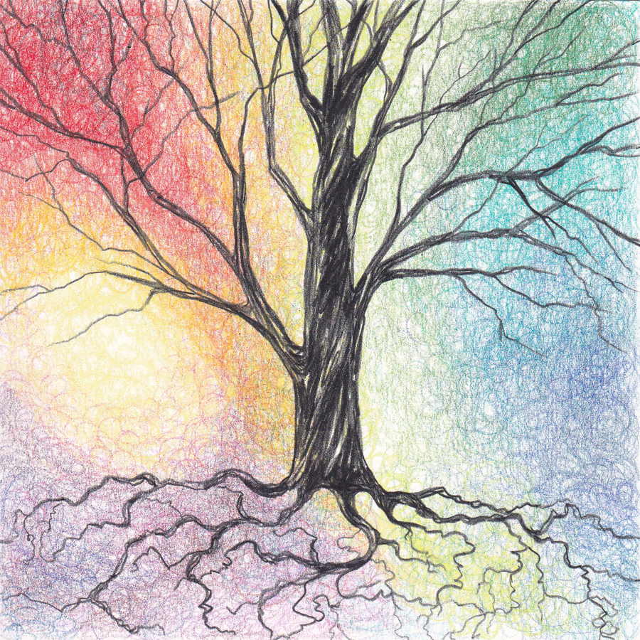 Tree Color Drawing at GetDrawings Free download