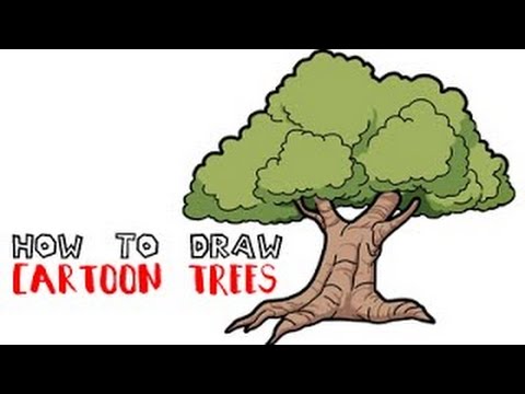 480x360 Easy Cartoon Drawing How To Draw A Cartoon Tree