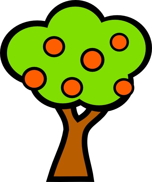 498x596 Tree With Fruits Clip Art Free Vector In Open Office Drawing Svg