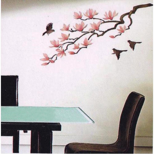 500x500 Modern Wallpaper Stencil, Wall Stencils