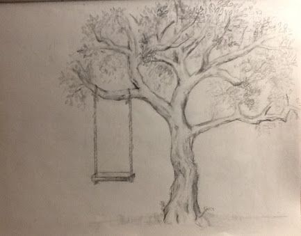 433x339 Tree Pencil Drawing