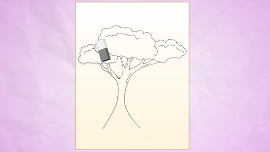 550x309 How To Draw A Simple Tree 11 Steps (With Pictures)