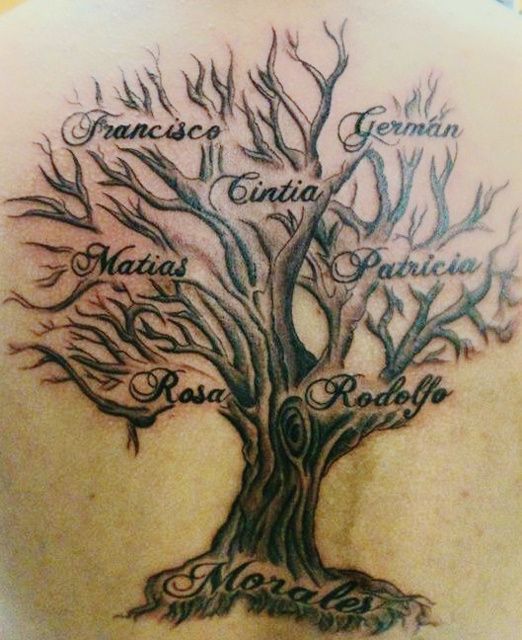 522x640 Best Family Tree Tattoo Designs
