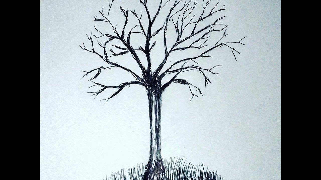 1280x720 How To Make Simple Tree Without Leaves