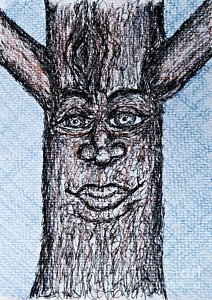 212x300 Tree Face Drawings Fine Art America