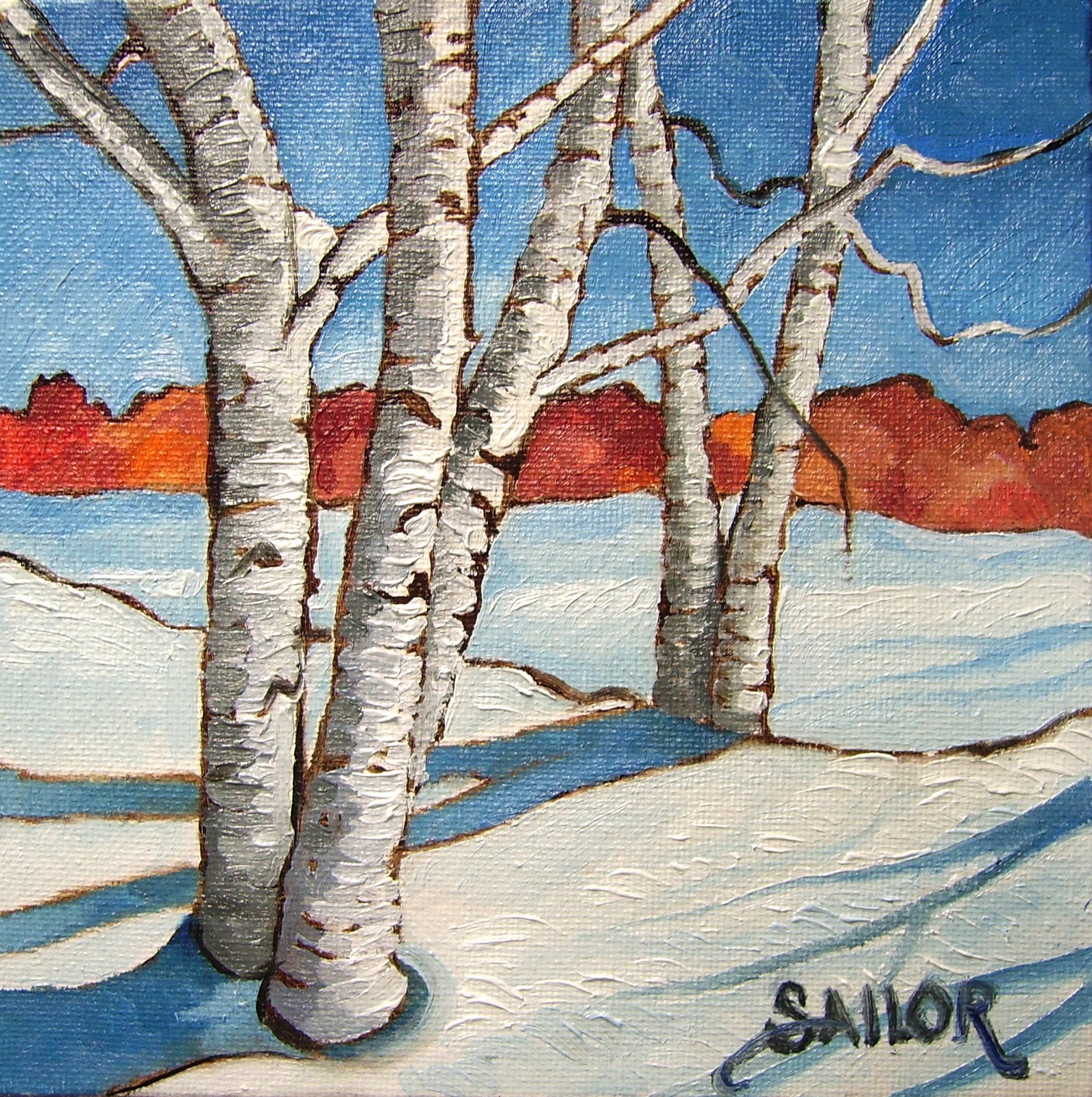 1593x1600 Winter Tree Art Today's Daily