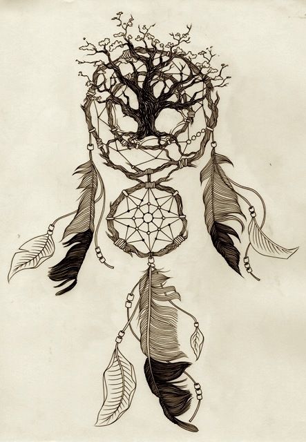 Tree Of Life Dreamcatcher Drawing at GetDrawings | Free download