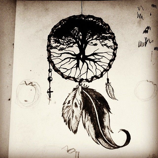 Tree Of Life Dreamcatcher Drawing at GetDrawings | Free download