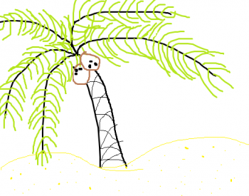 350x275 How To Draw How To Draw A Palm Tree Easy
