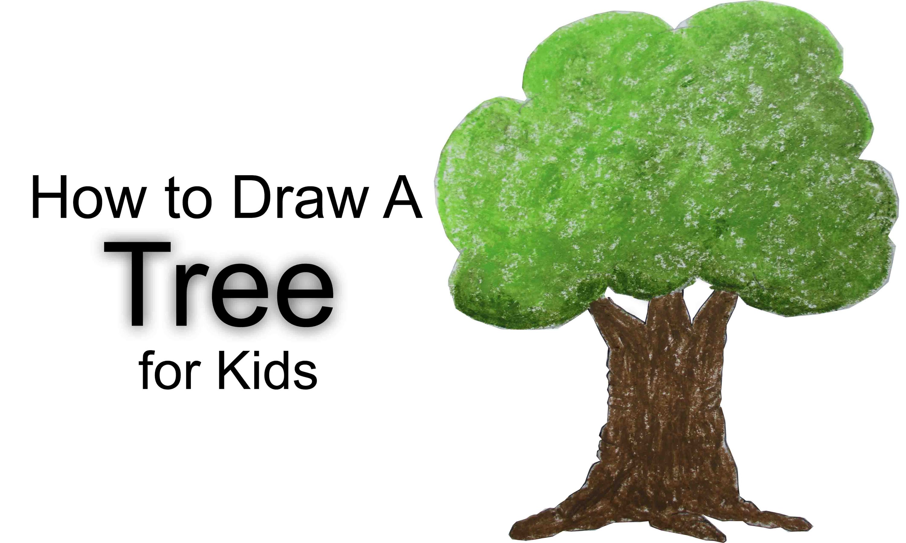 3000x1800 How To Draw A Tree For Kids