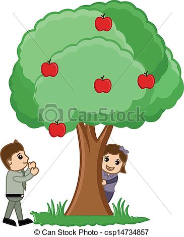 365x470 Kids Playing Around Tree