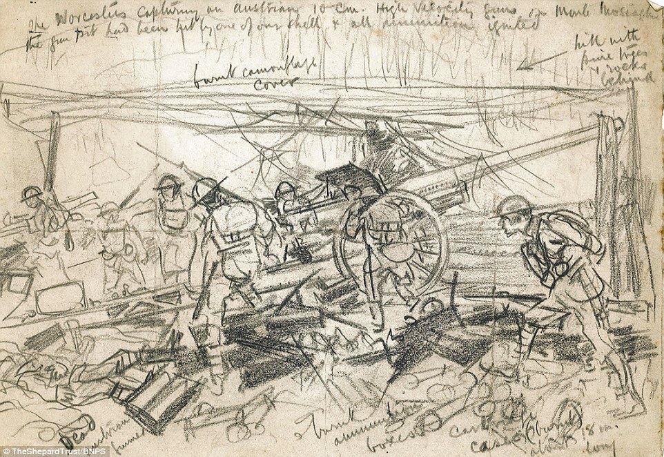 962x662 Wwi Sketches By Winnie The Pooh Illustrator E.h. Shepard Unearthed