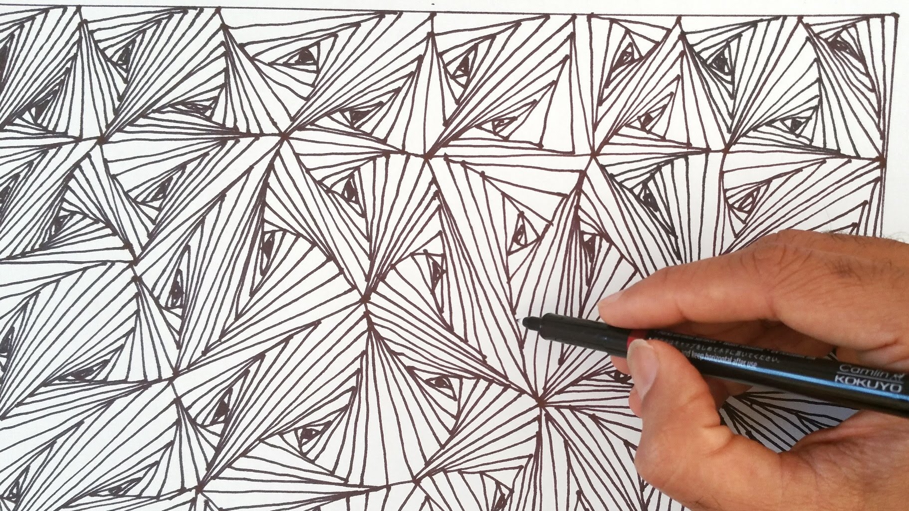 Triangle Design Drawing at GetDrawings | Free download Line Pattern Design