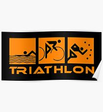 210x230 Triathlon Drawing Posters Redbubble