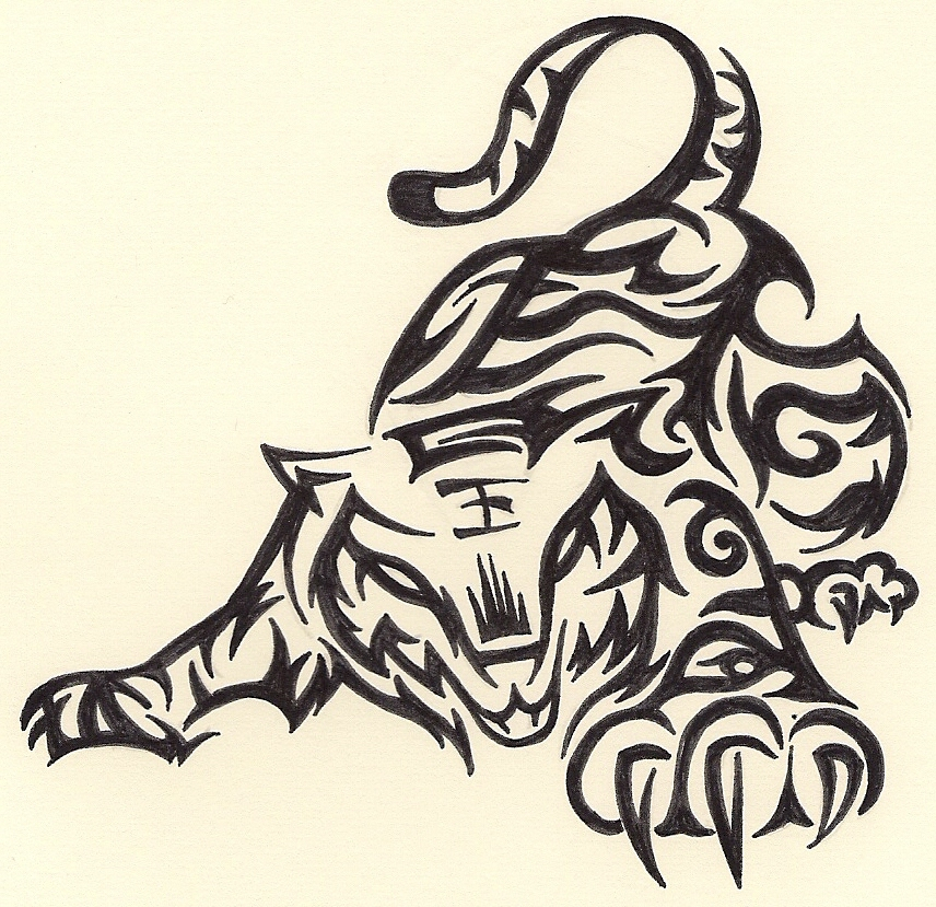 856x829 Tribal Tiger Tribal Tribal Tiger, Tatting And Body