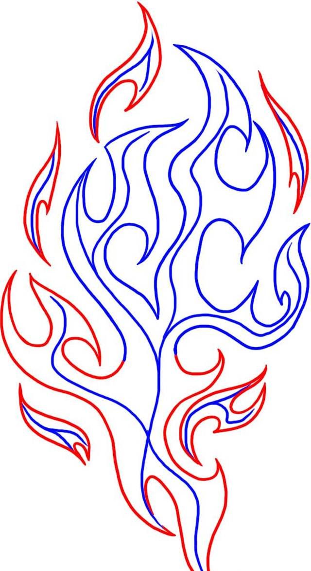 640x1173 9 Best Flames Images On Drawing Tutorials, Drawing