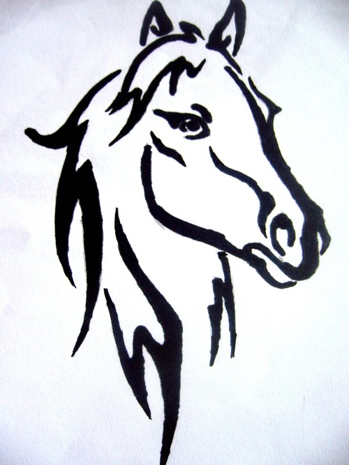 500x667 Tribal Tattoo, A Horse Discovered By @ababeiiulia