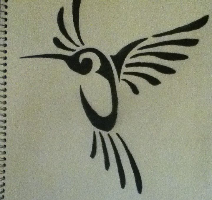 720x677 Hummingbird Tattoo Designs Tribal Hummingbird Tattoo Design