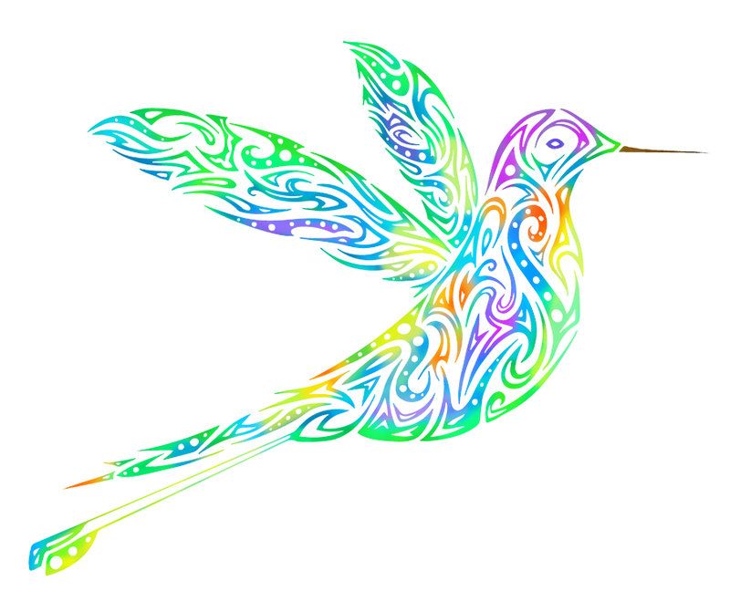 800x671 Tribal Hummingbird By Dessins
