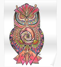 210x230 Tribal Owl Drawing Posters Redbubble
