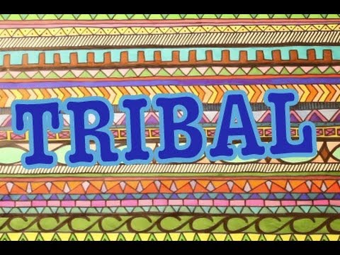 480x360 Diy Tribal Print Poster Art Drawing