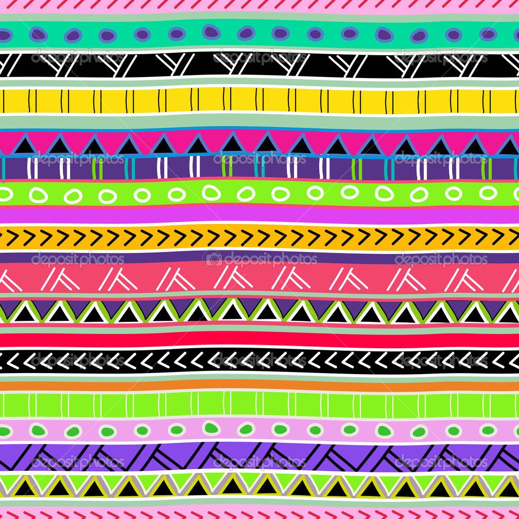 1024x1024 Seamless Vector Tribal Texture