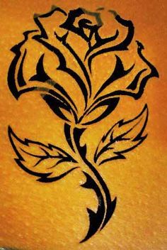 236x352 Tribal Tattoo Designs Tribal Rose Tattoos, Rose Tattoos