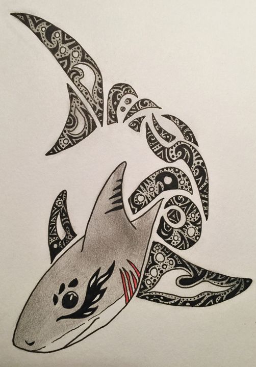 502x720 Tribal Shark