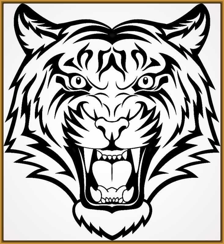 733x800 Resultado De Imagen Para Tigres Para Dibujar Tiger