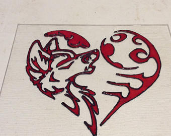 340x270 Tribal Wolf Etsy