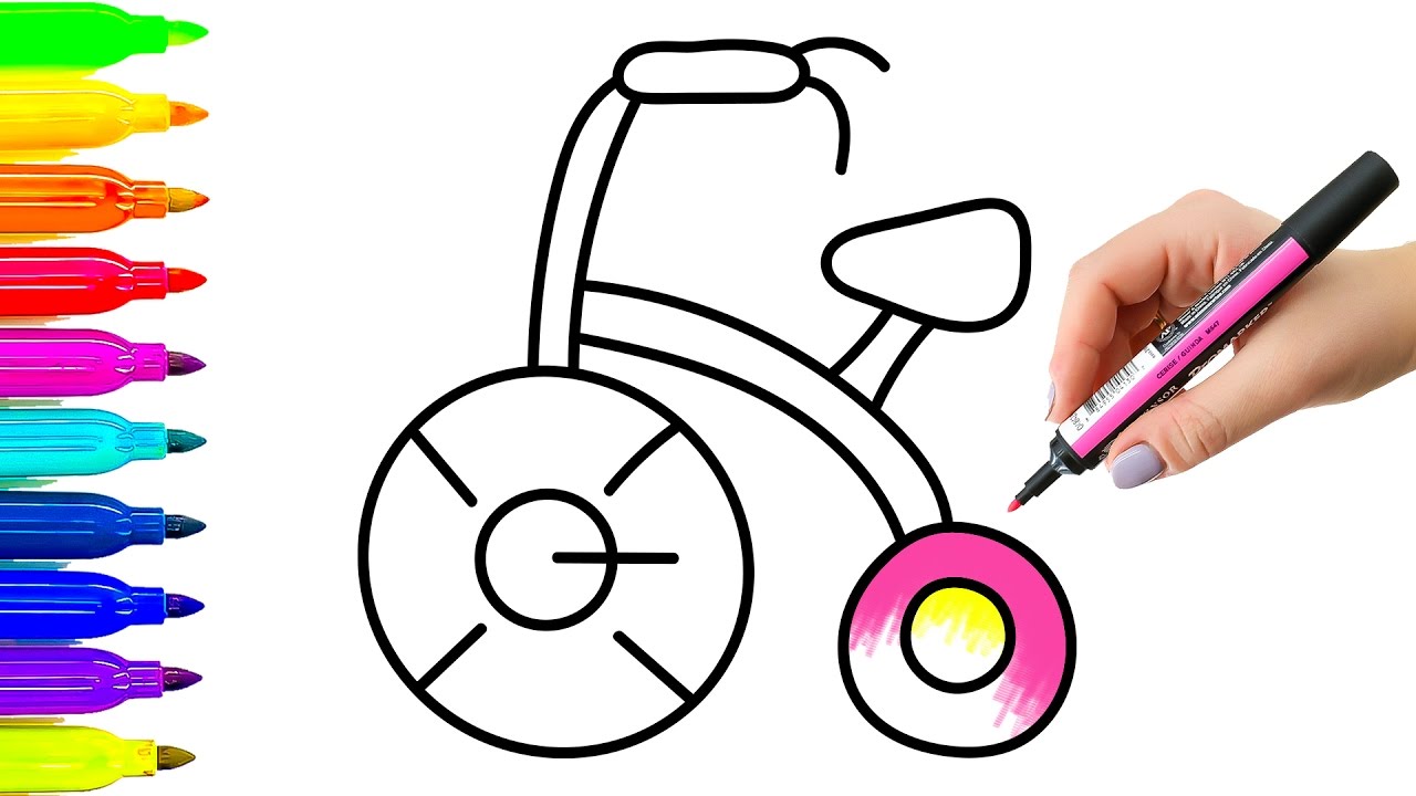 Tricycle Drawing at GetDrawings | Free download