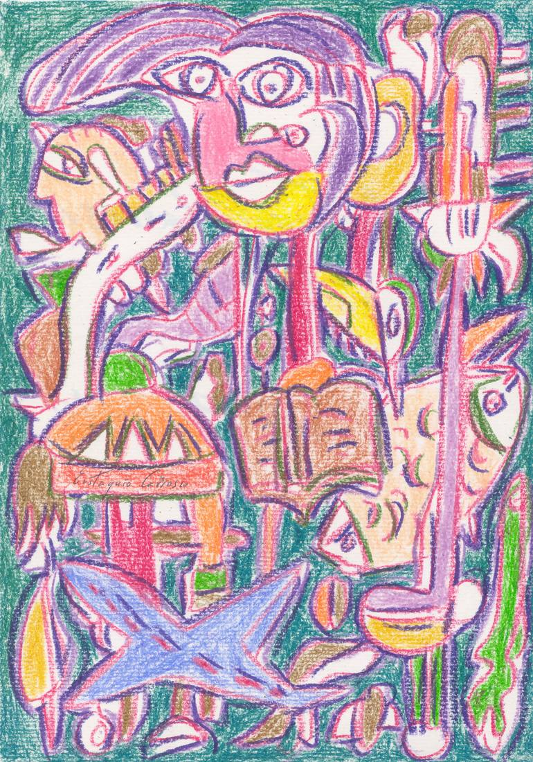 770x1100 Saatchi Art The Project Of A Trip Drawing By Eustaquio Carrasco