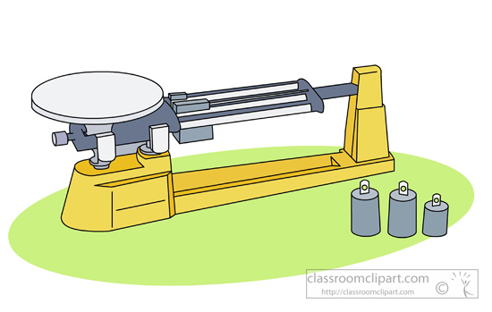 550x349 Triple Beam Balance Clipart