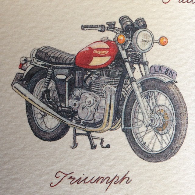 640x640 Triumph Motorcycle (Not Sure Which Model) On A Birthday