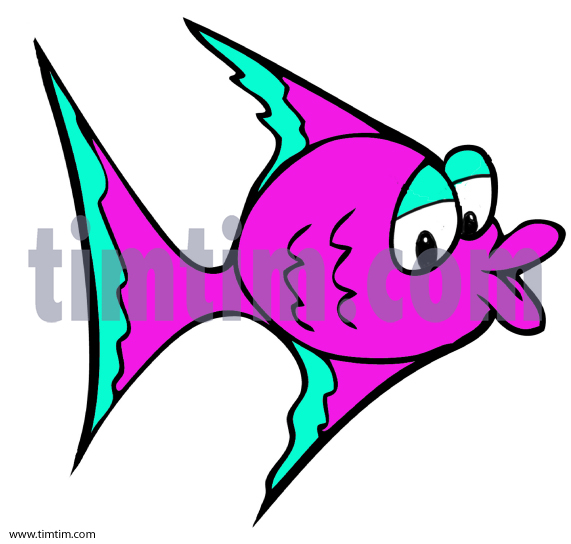 571x544 Free Drawing Of A Tropical Fish From The Category Fish