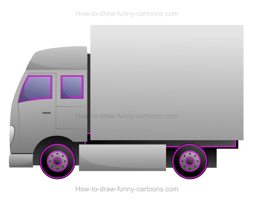 520x411 To Draw A Truck