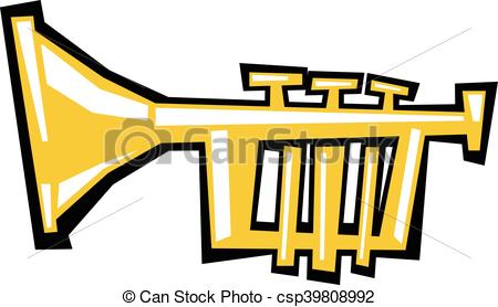 450x278 Trumpet Cartoon Vector Icon Eps Vectors